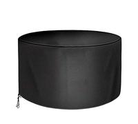 WZDD Housse pour Table De Jardin 95x71cm, Housse De Protection Salon De Jardin Ronde, Bache Table Jardin Tissu Oxford 420D, Résistant Au Vent Imperméable Couverture De Protection