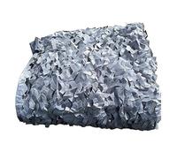 WZDXFNLD Filet de Camouflage Gris, 210D Tissu Oxford Reinforced Camouflage Net, Voile D'ombrage Militaire pour Plein Air Thème Parti Décoration Voiture Couvre Personnalisable(4m x 9m)