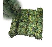 WZDXFNLD Filet de Camouflage renforce Voile d'ombrage Vert, Resistant l'eau, Interieur/Exterieur, Treillis de Camouflage Protection Solaire pour la Decoration Paysage Camping en Plein air(5m x 8m)