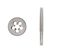 WZFC Trapézoïdal Métrique 2pcs De Filetage À Vis Gauche Tap Et Meurt Pour Le Travail Métallique,Tr10x2
