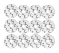 WZGLL Pièces De Rechange for Tampons De Vadrouille Lavables, Compatibles avec Roidmi EVA SDJ06RM. Aspirateur Robot À Vidage Autonettoyant(12 pcs Mop Cloth)