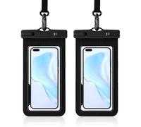 Wzhtuzi Lot de 2 coques de protection étanches pour téléphone portable jusqu'à 7,2"
