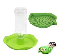 Wzhtuzi Lot de 2 gamelles pour reptiles et tortues
