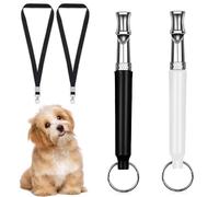 Wzhtuzi Lot de 2 sifflets pour chien contre les aboiements