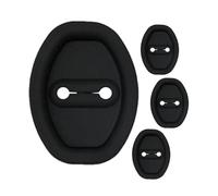 WZLCDGJJ 4 pièces Cache Serrure de portière de Voiture, pour Alfa Romeo Stelvio 2.2 JTD 2016-2025 Accessoires de Protection de Couvercle de Serrure de Porte de Voiture,A