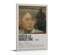 WZLLHA Godzilla Minus OneArt Impression sur toile vintage pour chambre à coucher, décoration murale, style cadre, 20 x 30 cm