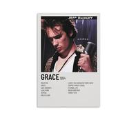 WZLLHA Jeff Buckley GraceArt - Impression sur toile vintage pour chambre à coucher, décoration murale esthétique, chariot de bar, sans cadre, 50 x 75 cm