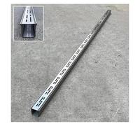 Wzmazingly Caniveau De Drainage Fin De 39,4 Pouces De Longueur, Découpable Canal De Drain en Acier Inoxydable 304 Allée Durable Système De Drainage De Tranchée(100x5x5cm)