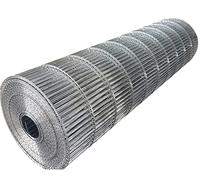 Wzmazingly Grillage À Mailles Métalliques, Trou De 15x100 mm Acier Galvanisé Rouleau De Grillage Pour Poulaillers, Cages À Oiseaux, Potagers Et Jardins Fleuris(0.4x2m)