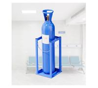 Wzmazingly Support Pour Bouteille D'oxygène, Support Robuste En Acier Pour Bouteilles D'oxygène Avec Chaîne De Sécurité, Compatible Avec Les Bouteilles De 4L/5L(L-21cm)