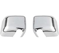 WzMDg Boîtier de rétroviseur de Voiture pour Jeep Wrangler JK 2007-2017,Capuchons de Rechange pour rétroviseurs latéraux de Voiture,D-Chrome