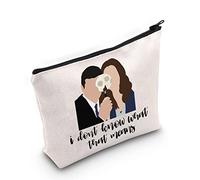 WZMPA Bones Trousse de maquillage, Trousse de Toilette, Sac Cosmetique avec fermeture éclair pour femme et fille Motif Brennan et Booth, Ce que cela signifie, Coupe