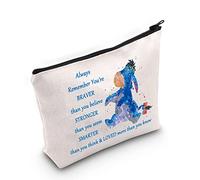 WZMPA Bourriquet Trousse de Maquillage avec Fermeture éclair pour Fans de Film You are Braver Stronger Smarter Than You Think, Always Bourriquet, Coupe :