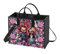 WZMPA Chucky Sac fourre-tout réutilisable pour fans de mariée, Killer Doll Bl Bg, medium