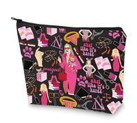 WZMPA Elle Woods Trousse de maquillage Elle Woods Cadeaux Omigod Elle Woods Pochette zippée Marchandises Elle Woods, What Like It's Hard Bl, Coupe :