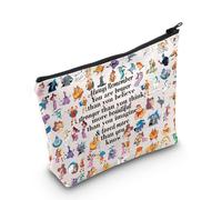 WZMPA Hercules and Megara Trousse à maquillage méchant Hades Cadeau pour les fans de la marque You Are Braver Stronger Beautiful Than You Know Megara Maquillage Pouch Bag Hades Merch, Always Hercules,
