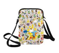 WZMPA Homer Family Sac à bandoulière Homer & Bart Cadeaux pour fans de Marge Simpson & Lisa & Maggie Sac à bandoulière Homer Family Merch, Sans cruauté envers les animaux, medium