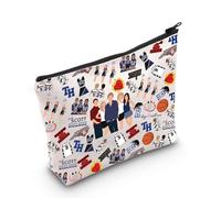 WZMPA Lucas & Nathan Trousse à maquillage avec fermeture éclair pour fans de basketball et fans de Peyton Sawyer, TH, Coupe :