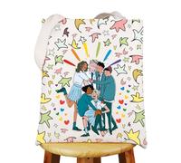 WZMPA Nick And Charlie Sac fourre-tout en toile pour garçon Motif cœur, Heartstop Tg, Large