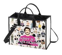 WZMPA Pedro Sac fourre-tout réutilisable pour les fans de film Pedro Pascal avec inscription Daddy Is A State Of Mind, Daddy is a Bg, medium