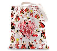 WZMPA Red Queen Sac fourre-tout Queen of Hearts Cadeau méchant Reine des méchants Sac à bandoulière Merchandie, Off With Their Head Tg, medium