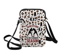 WZMPA Sac à bandoulière de lutte, cadeau de lutteur avec inscription « Wrestling Is My Favorite Season », Saison de lutte Cb, medium