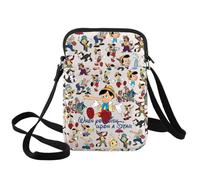 WZMPA Sac à bandoulière en bois pour fans de marionnette, cadeau Geppetto, sac à bandoulière contes de fées, When You Wish Cb, medium