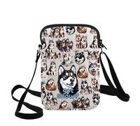 WZMPA Sac à bandoulière Husky pour amoureux des chiens Husky Cadeau Got Snow Husky Sac à bandoulière réglable Marchandises Husky de Sibérie, Got Snow Cb, medium