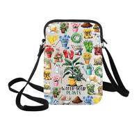 WZMPA Sac à bandoulière Plant Mom - Cadeau de thérapie de jardin - Sac à bandoulière inspiré des plantes - Sac à bandoulière pour jardinage, Arrosez vos plantes Cb, medium