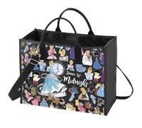 WZMPA Sac fourre-tout Princesse Cendrillon Jaq & Gus Fans Cadeaux Dance Until Midnight Cendrillon Sac à bandoulière Fairy Tales Merchandising, Dance Until Midnigh Bl Bg, medium