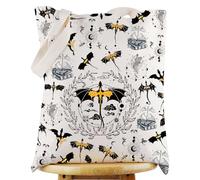 WZMPA Sac fourre-tout réutilisable inspiré du dragon Ridder 4ème aile Violet Sorrengail, Fourre-tout 4th Wing, medium