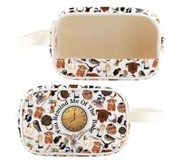 WZMPA Sarah & Jareth Trousse de maquillage à fermeture éclair pour fans de Wiseman & Gobelin, You Remind Me Tmb, Coupe :