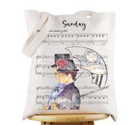 WZMPA Sunday In The Park Sac fourre-tout musical George And Dot Fans Gifts Sunday In The Park Sac à bandoulière musical Broadway, Sunday Tg, medium