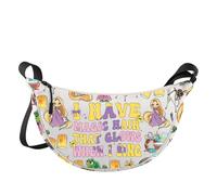 WZMPA Trousse à maquillage avec fermeture éclair « I Have Magic Hair That Glows When I Sing » Motif princesse et soleil, I Have Magic Hair Jzb, Coupe :