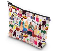 WZMPA Trousse de maquillage amusante Sheldon Cooper Penny & LeonardFans Bazinga avec fermeture éclair, Ba Zn Ga, Coupe :