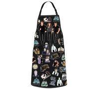 WZMPA Twilight Tablier de cuisine Edward Cullen & Bella Swan Chef Cadeau Personnage Twilight Tablier de cuisine Jacob Noir