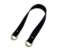 Wzmzjy Bandoulière de Sac Anse pour Sangle Ajustable Accessoire de Bricolage En Cuir PU avec Fixation Facile Adaptée pour La Création de Sacs Personnal, Noir