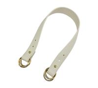 Wzmzjy Bandoulière de Sac Anse pour Sangle Ajustable Accessoire de Bricolage En Cuir PU avec Fixation Facile Adaptée pour La Création de Sacs Personnal, Beige