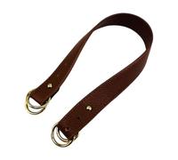 Wzmzjy Bandoulière de Sac Anse pour Sangle Ajustable Accessoire de Bricolage En Cuir PU avec Fixation Facile Adaptée pour La Création de Sacs Personnal, Brun