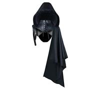 Wzmzjy Cape Classique à Capuche Noire pour Tenue de Fête, s
