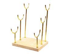 Wzmzjy Présentoir à Bijoux Support de Rangement pour Montres Porte-Bracelet Cylindrique Organisateur de Table et Vitrine pour Magasin Conception Élégante Po, Trois Couches