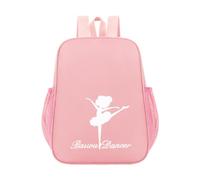 Wzmzjy Sac de Sport pour Danse Classique et Latine Polyester Imperméable Fermeture Éclair Robuste Design Ludique Parfait pour École et Pratique Artistique, Rose Clair