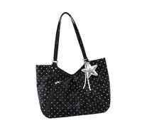 Wzmzjy Sac Fourre-Tout Tendance, Sac Bandoulière pour Les Employés de Bureau, Les Trajets Quotidiens et Plus Encore, Noir