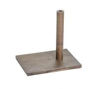 Wzmzjy Support D'exposition Base Rectangulaire Décoratif Présentoir à Pied Cylindrique Robuste Porte-Accessoires Btique pr Vitrine n, Bois Antique