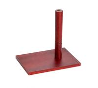 Wzmzjy Support D'exposition Base Rectangulaire Décoratif Présentoir à Pied Cylindrique Robuste Porte-Accessoires Btique pr Vitrine n, Rouge