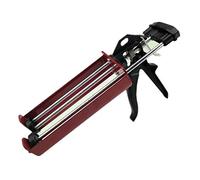 Wzrx7 - shop Pistolet à cartouche Double 400ml Acier composant Pistolet à colle Pistolet à calfeutrer pour carreaux de céramique Seam Accueil de réparation Rouge Gâchette