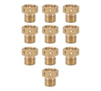 WZSASE Brass Misting Nozzles 10PCS | Multi - Hole Design for Fine Mist & Wide Coverage | Sturdy Water Nozzles for Cooling Systems/Garden Lawn/Particle Control (M14*1.5)