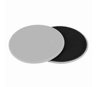 WZSASE Disques coulissants d'exercice, Paquet de 2 |L'entraînement Complet du Corps Cible Chaque Groupe Musculaire |Curseurs de Base pour Salle de Gym à Domicile/Yoga/kinésithérapie (Grey)