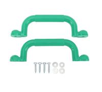 WZSASE Playground Handles | Secure Grip for Climbing Frames/Tree Houses/Playhouses | Large Sturdy Handles for Youngsters ' Playset & Outdoor Equipment (Green)