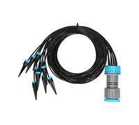 WZSASE Système d'irrigation Goutte à Goutte Automatique |10 goutteurs arrosent Les Plantes simultanément |Kit d'arrosage de Jardin pour Pots/parterres surélevés/serres |Matériaux ABS et